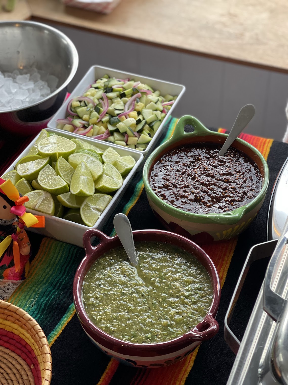 Veggie soft tacos.
